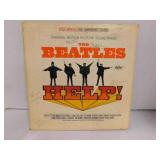 Beatles HELP soundtrack album -has writing on the