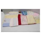 Vintage baby blankets; foot/body warmer; pad; flat