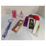 Blown Glass Dip pen; 2 Miracle perfume Lancome