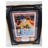 Russell Westbrook Oklahoma City Thunder framed