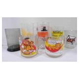 Vintage 1978 McDonalds Garfield glasses; 1990