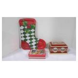Vintage Klann Quality, Swiss Colony tin boxes