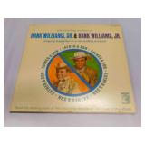 vintage Hank Willams SR, JR album singing tog-