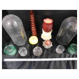 Glass Domes; Vase; Votive candle/candle holders