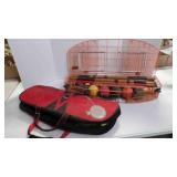croquet game, Badminton game both with cases