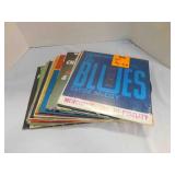 Vintage Jazz/blues/country record albums x15