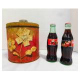 1997-1998 Coca-Cola bottle, vintage Blue magic