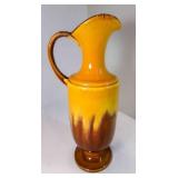 12" Haeger Drip Glaze Art Pottery Pitcher Vase