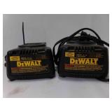 2 DeWalt Battery Chargers - DW9116 - When