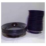 8 Melamine Serving Platters, 18 Plates/Bowls
