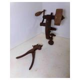 OLD Saw Set Tool, OLD Table Mount Bench Grinder