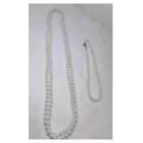 LONG 56" Pearl Necklace & Claire