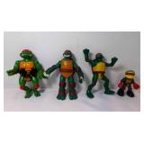 3 Playmates TMNT Teenage Mutant Ninja Turtles