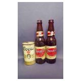 2 Progress Select Beer Brown Glass Bottles