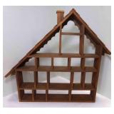 Vintage House Shaped Shadow Box - 22" X 20" X 2ï¿½"