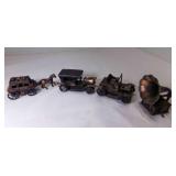 4 Die Cast Metal Pencil Sharpener - Stagecoach