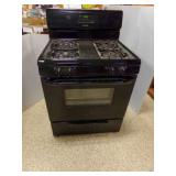 Black Enamel Frigidaire Gas Range With ES 111/105