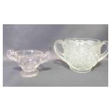 Early American Pattern Glass Open Sugar Bowl