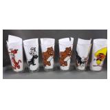 6 1973-76 Pepsi Collector Series Glasses