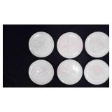 6 Frankoma Nativity Ceramic Decorative Plates