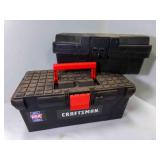 Craftsman Plastic Tool Box w/Caddy Inside & Small