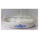 Corning Ware Blue Cornflower Design Casserole Dish