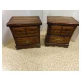 Pair of Wood Night Stands