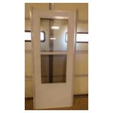 Larson Vinyl Clad Mid View White Storm Door