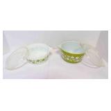 2 Spring Blossom Crazy Daisies Pyrex Casserole