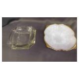 Anchor Hocking Milk Glass Grape Design Bowl