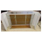 Glass Display Case w/Shelves