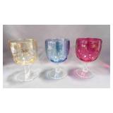 3 Bartlett Collins Atomic Starburst Goblet