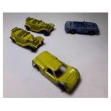 4 Tootsie toy Diecast Metal Cars - Ford GT