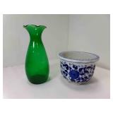 Anchor Hocking Forest Green Depression Glass