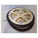 20" KENDA White 5 Spoke Wheel & Tire Old BMX Mags