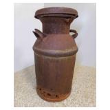 Vintage Milk Can - 20" Tall Rusty/Holes Rustic