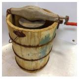 Early 20th Century Hand Crank Ice Cream Maker #4