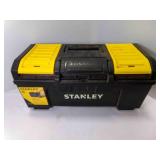 19" Stanley Plastic Tool Box w/Extra Organizers on