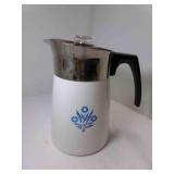 Corning Ware Blue Cornflower 6 Cup Coffee Pot
