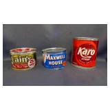 Maxwell House Coffee Tin, Cain