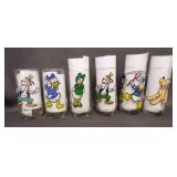 6 Disney Pepsi Collector Series Drinking Glasses