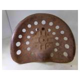 Antique Cast Iron Tractor Seat Old Rusty Weathered