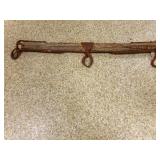 Antique Primitive Single Tree Yoke Harness Hitch