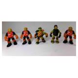 5 Playmates TMNT Teenage Mutant Ninja Turtles