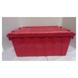 Otto Industries Inc Foldable Red Plastic Tote
