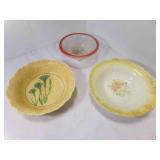 Small Hazel Atlas Depression Glass Mixing Bowl w/