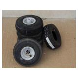 Wheels w/Tires 4 4.10X3ï¿½0-4 Wheels Tubeless Tires