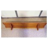 Unfinished wood Hanging Wall Shelf