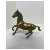 Vintage Brass Horse Figurine