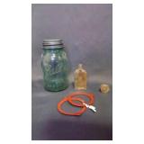 Ball Perfect Mason Jar, Jergens Lotion Clear Glass